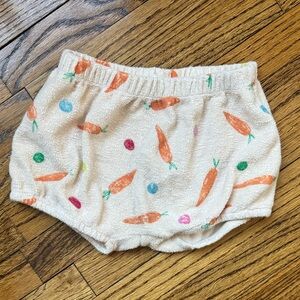 Zara Baby Easter Carrot Print Terry Bloomers 2-3Y